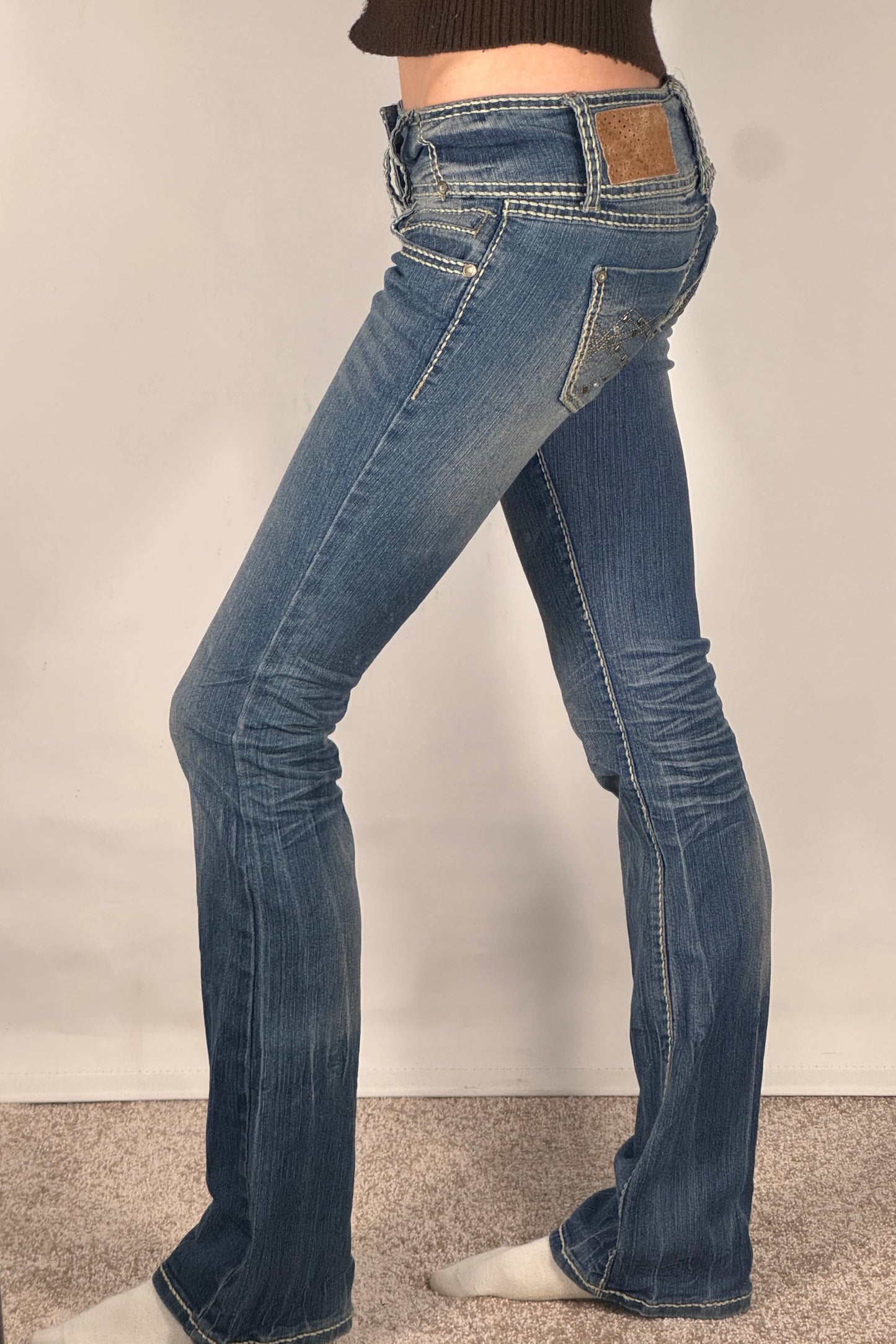 Lavtaljede jeans str: XS