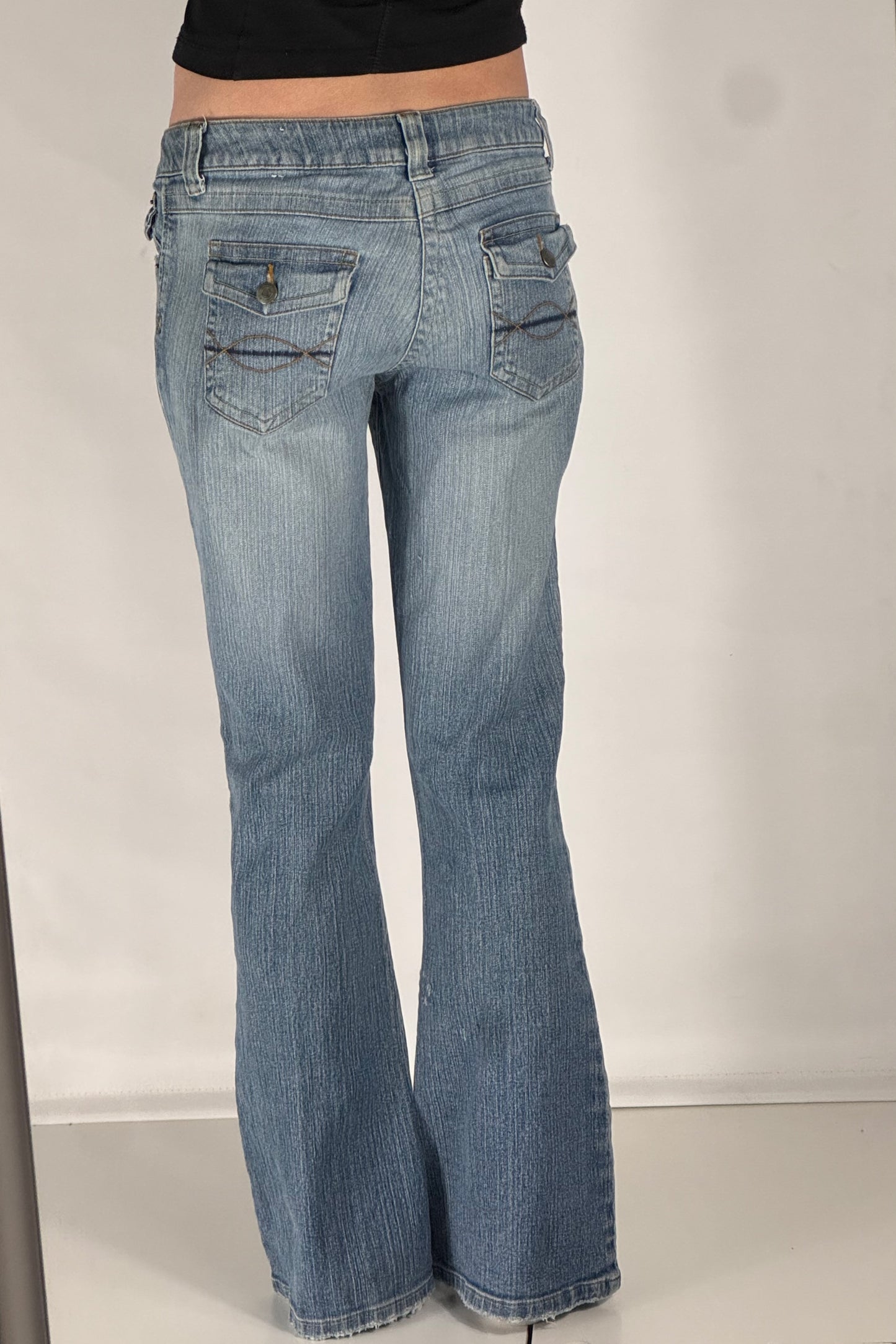 Lågmidjade jeans stl: S