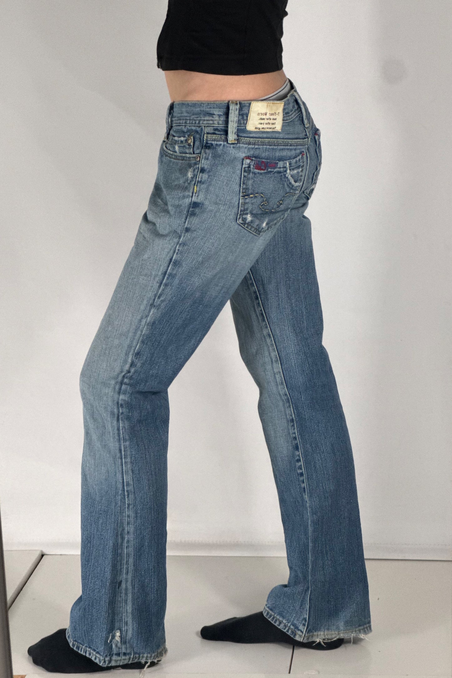 Lågmidjade jeans stl: S/M