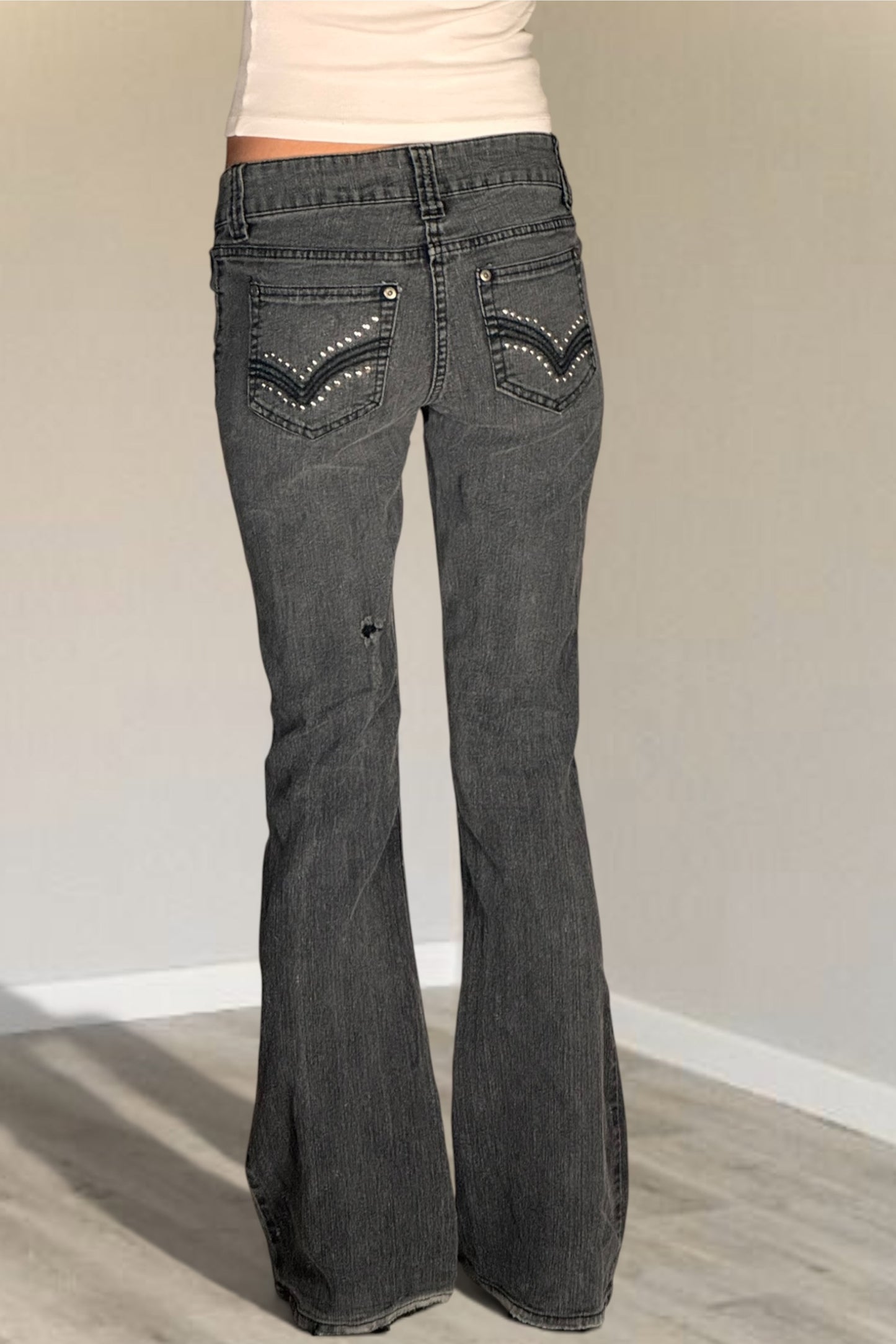Lågmidjade jeans stl: S