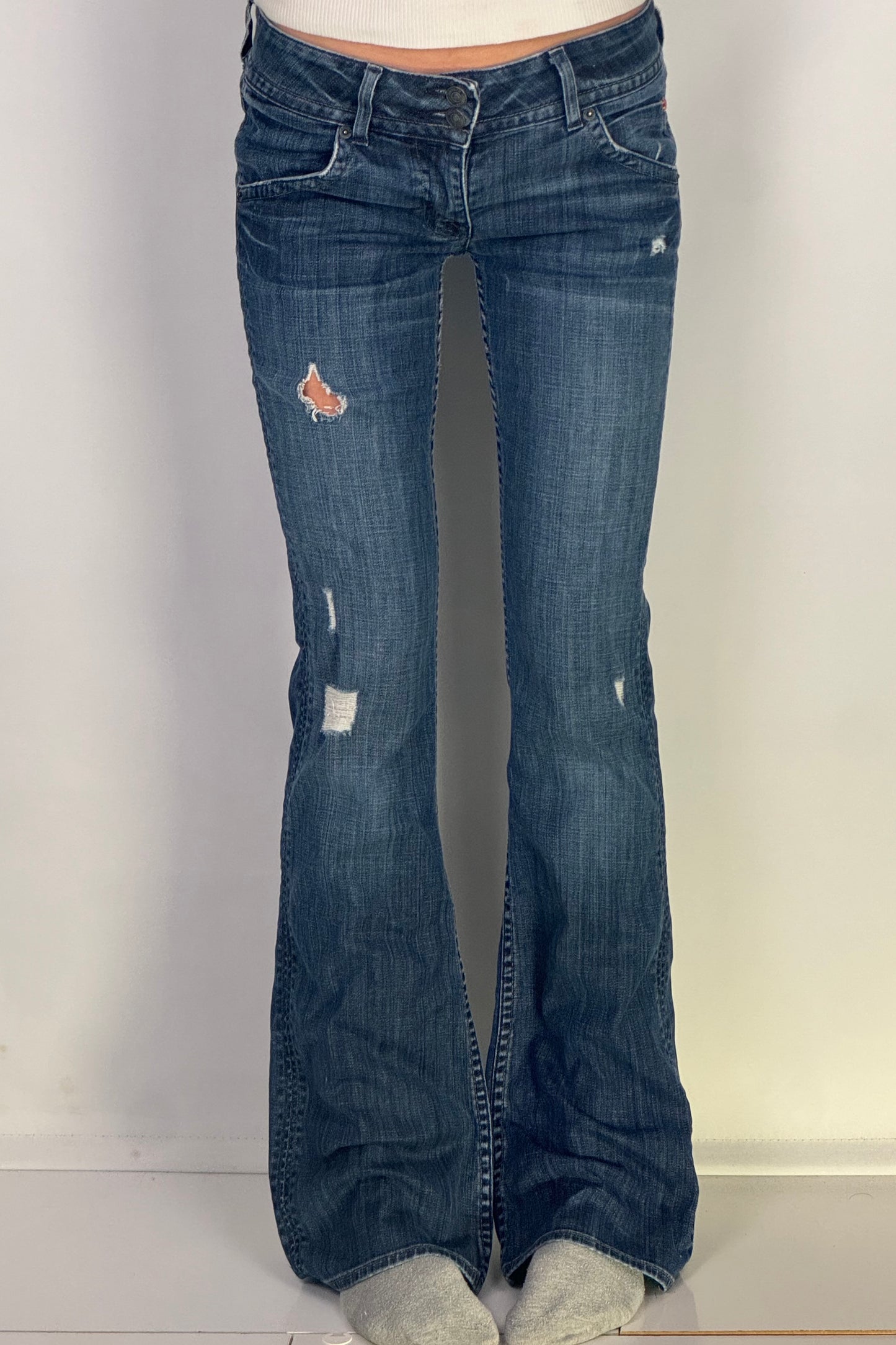 Lågmidjade jeans stl: S