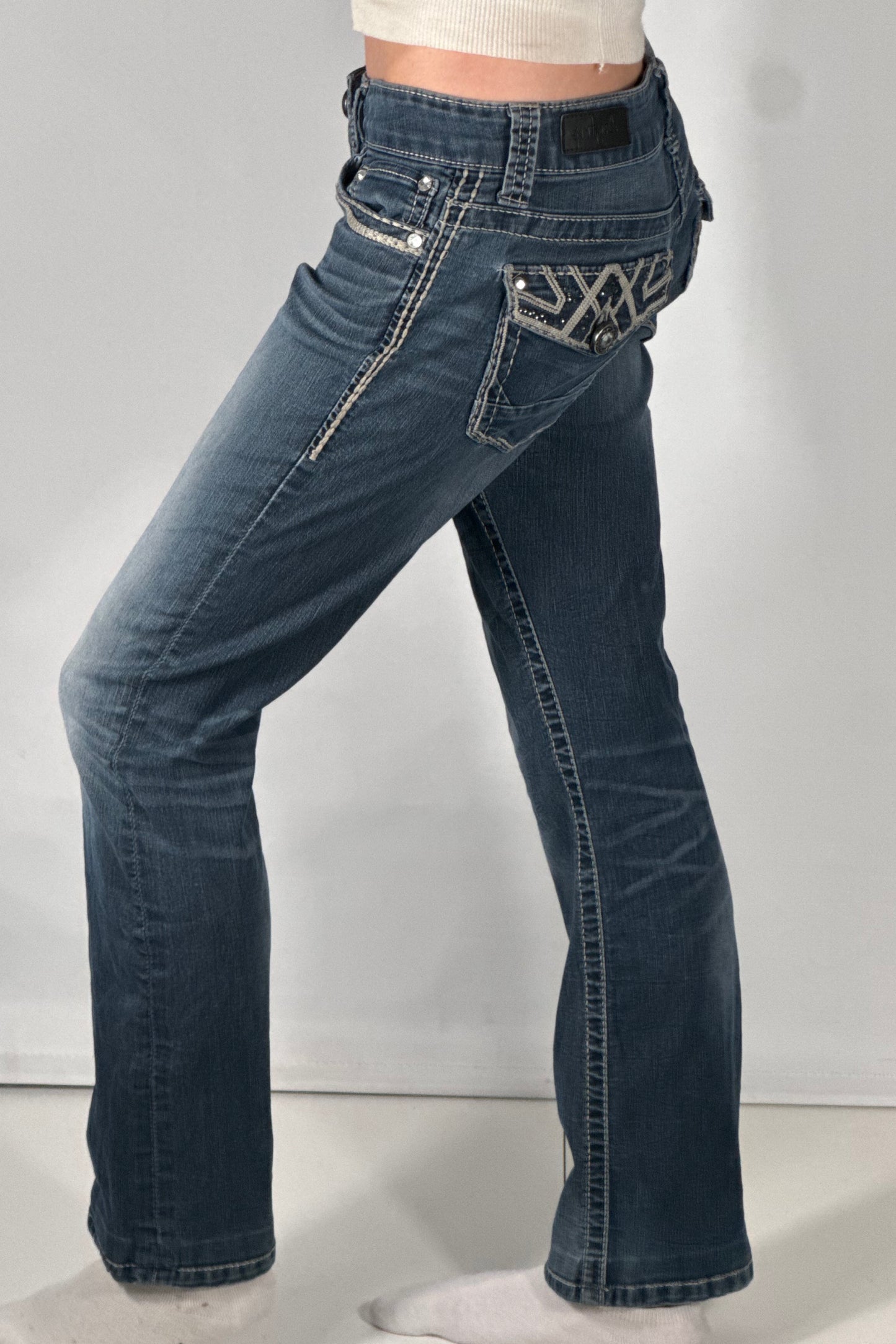 Lågmidjade jeans stl: XS