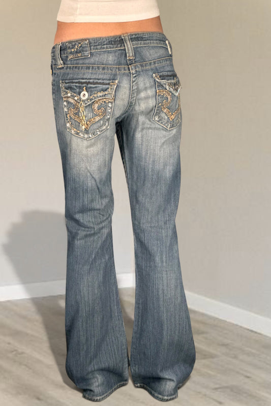 Lågmidjade jeans stl: S