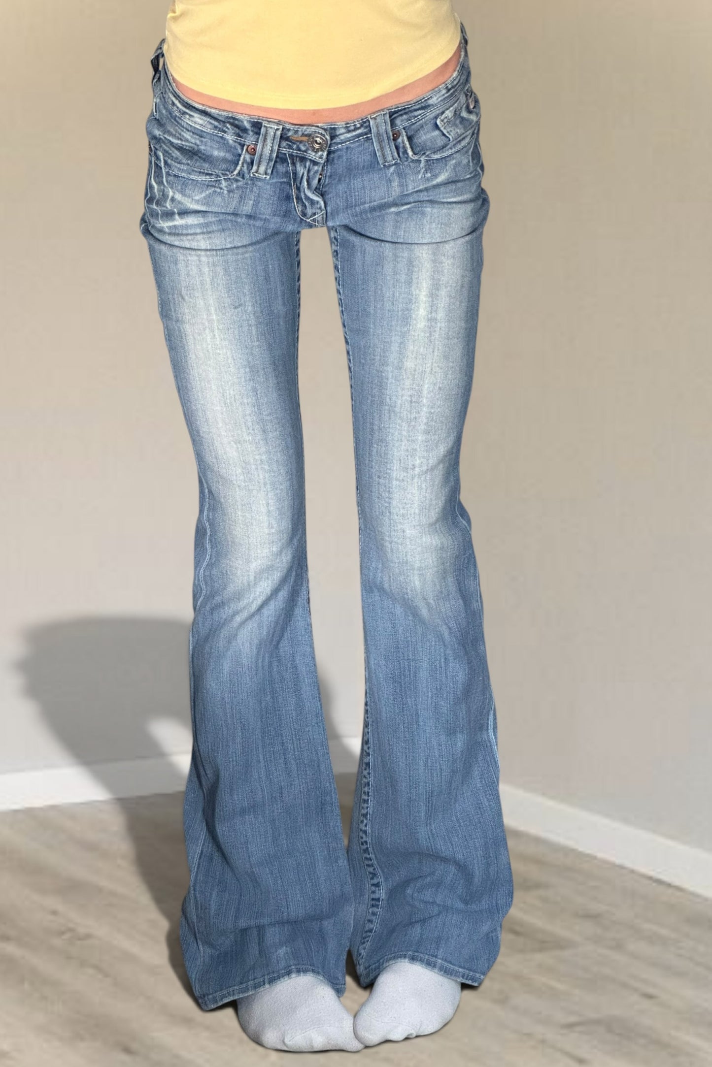 Lågmidjade jeans stl: S