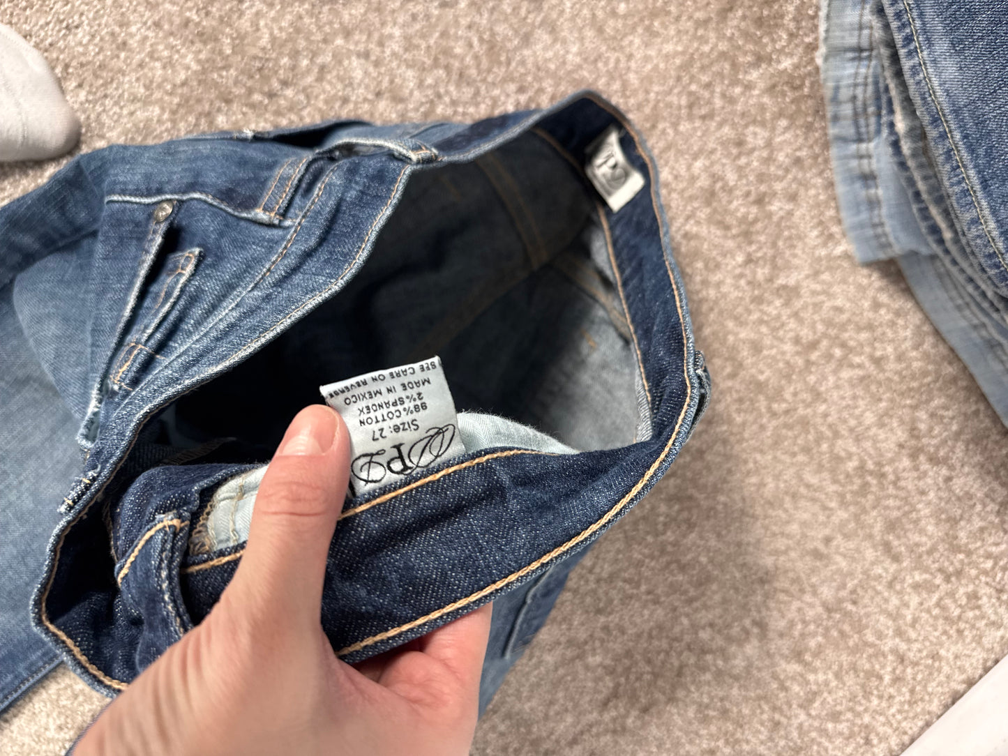 Lågmidjade jeans stl: S