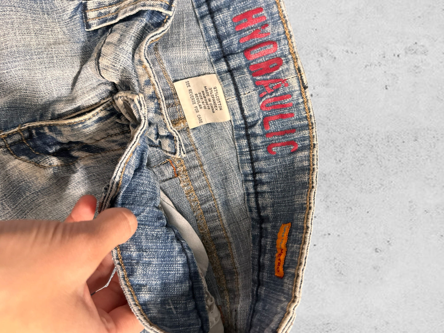 Lågmidjade jeans stl: S