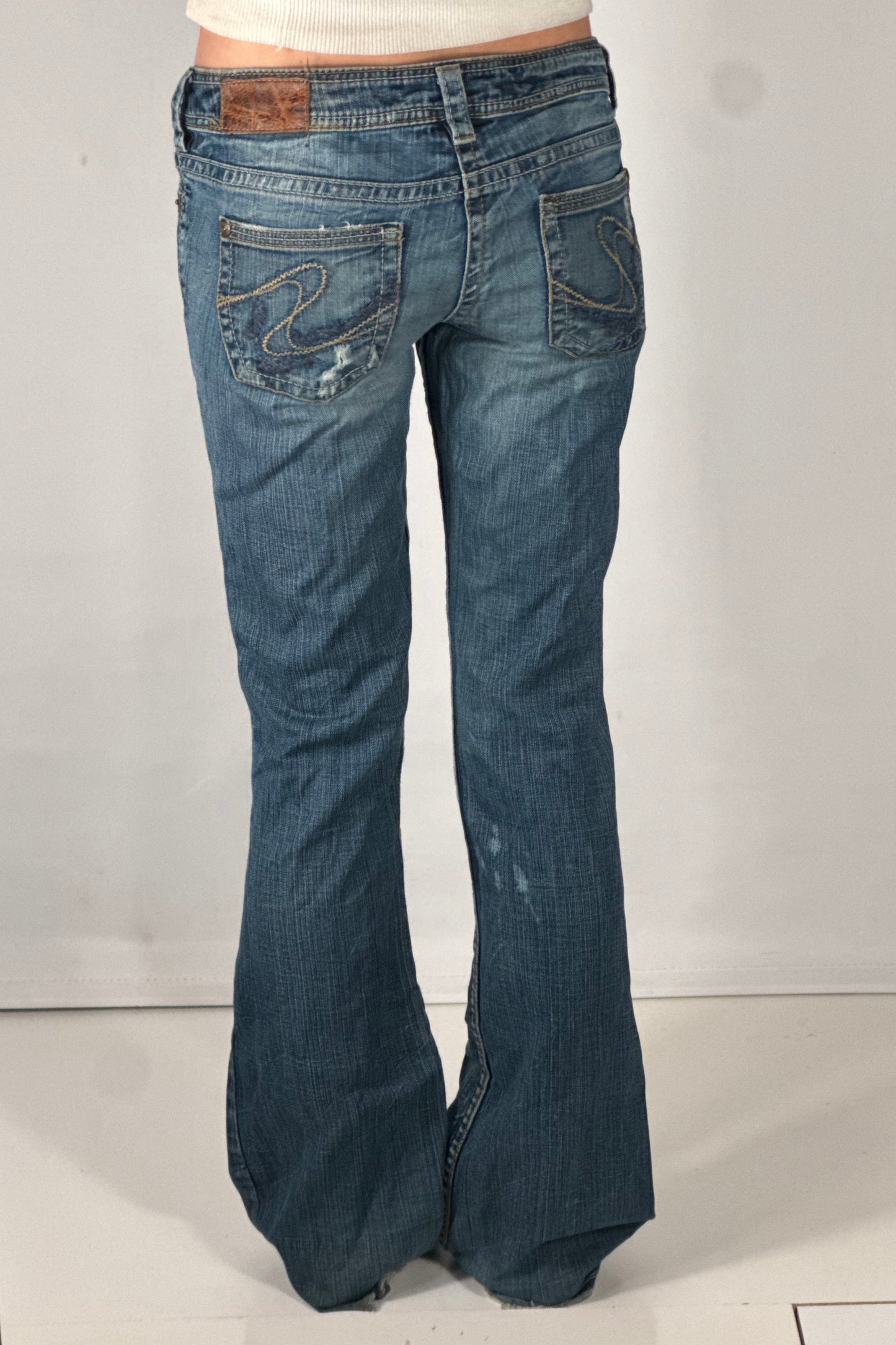 Lågmidjade jeans stl: S