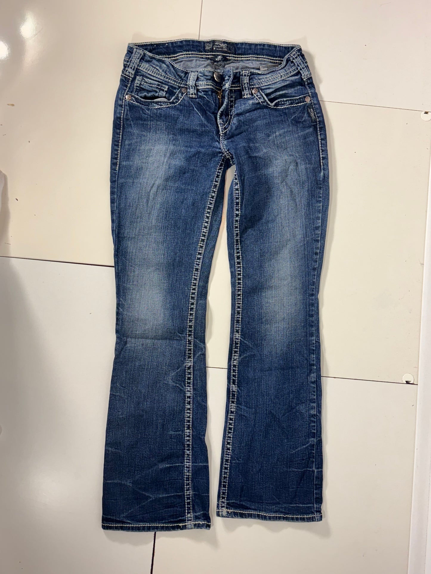 Lågmidjade jeans stl: S