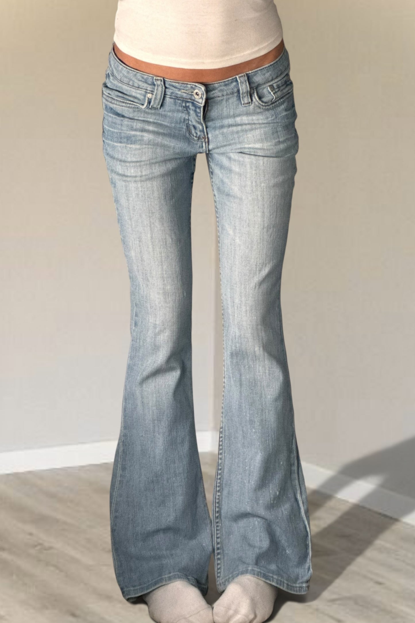 Lågmidjade jeans stl: XS