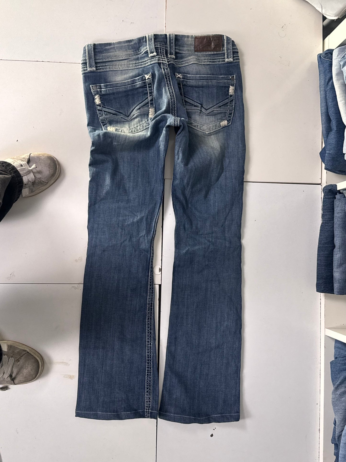 Lågmidjade jeans stl: S