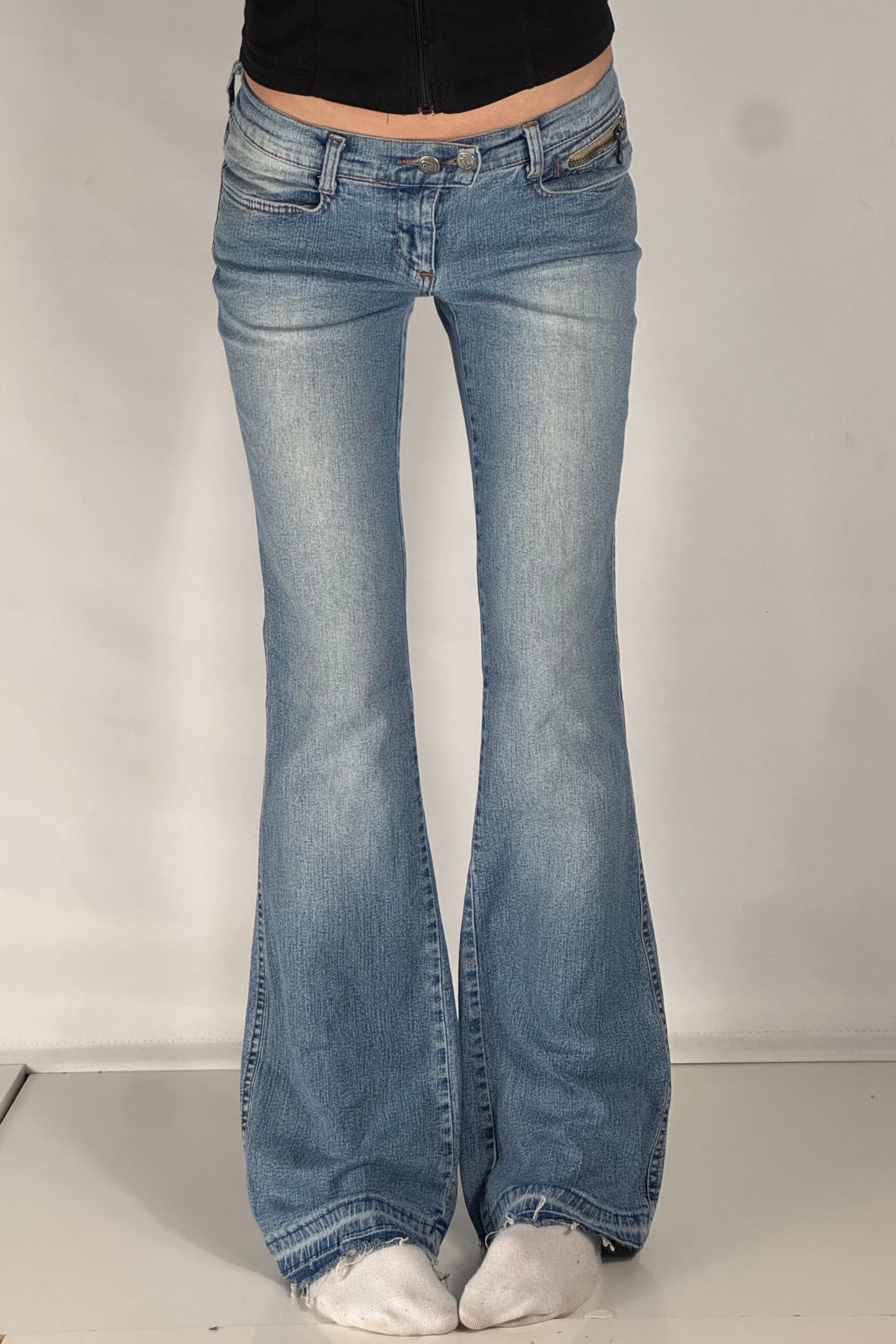 Lågmidjade jeans stl: XS