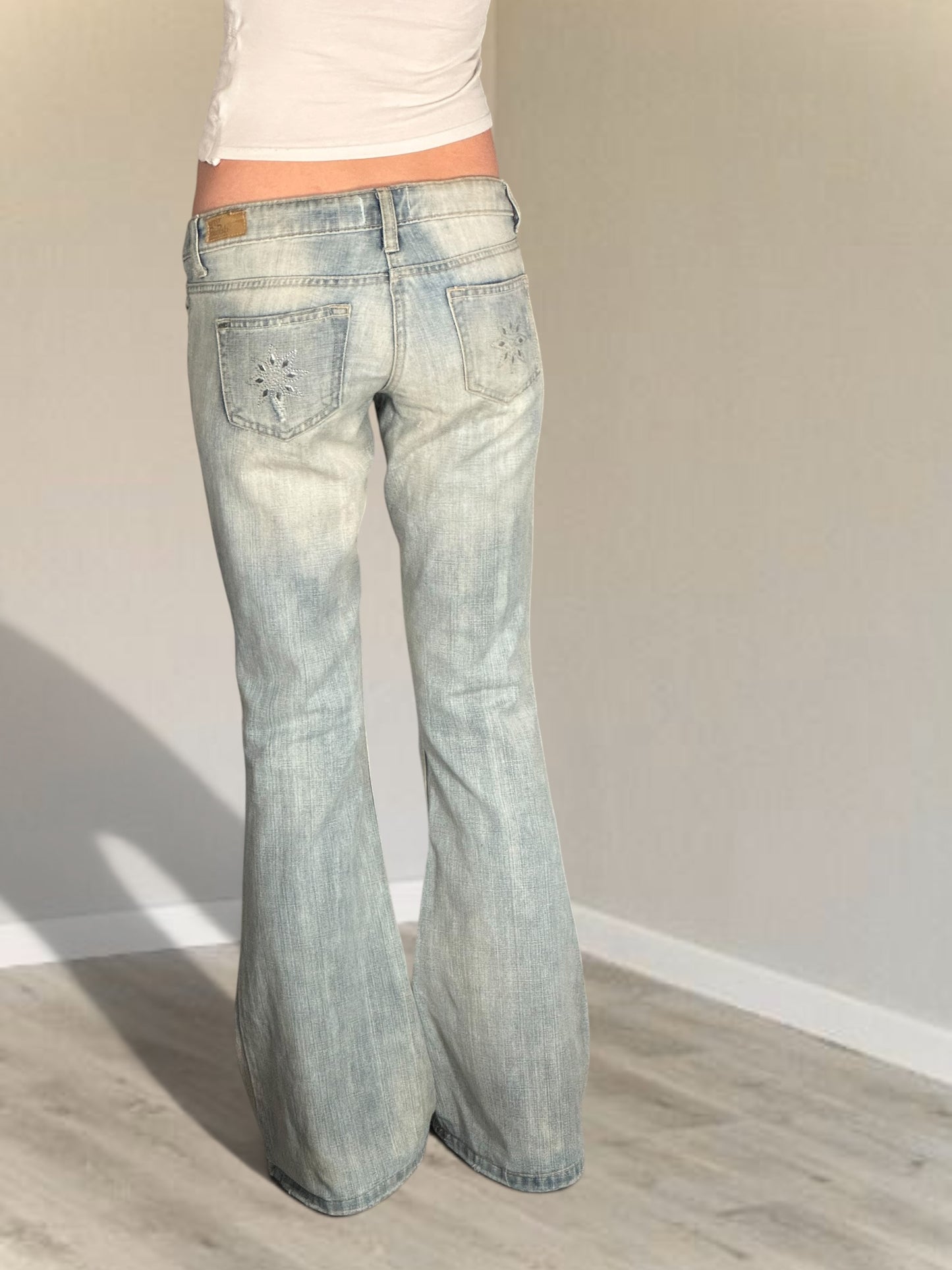 Lågmidjade jeans stl: S