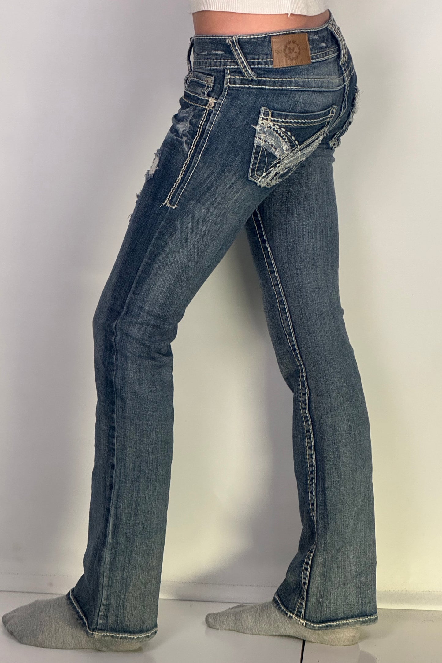 Lågmidjade jeans stl: XS