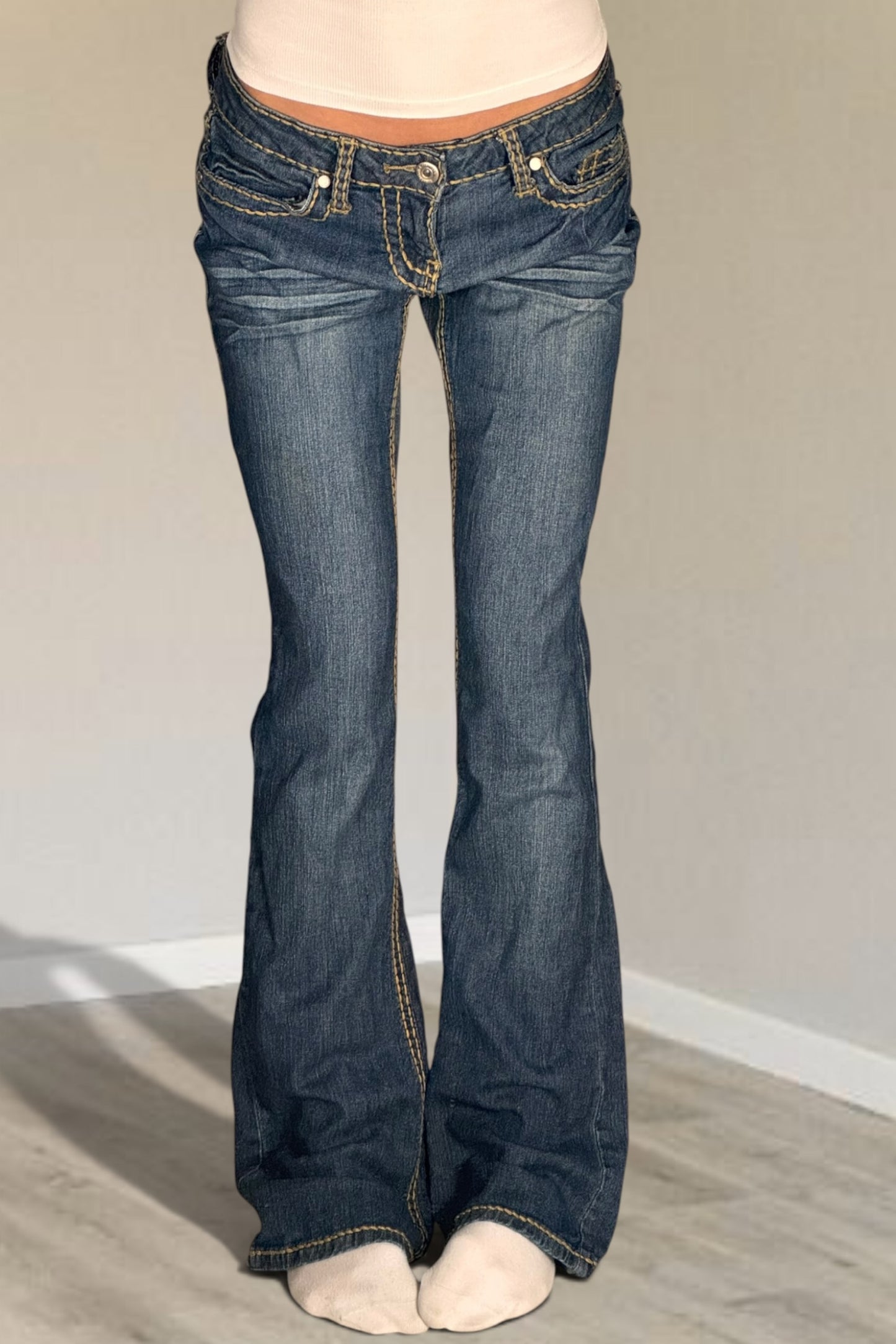 Lågmidjade jeans stl: M