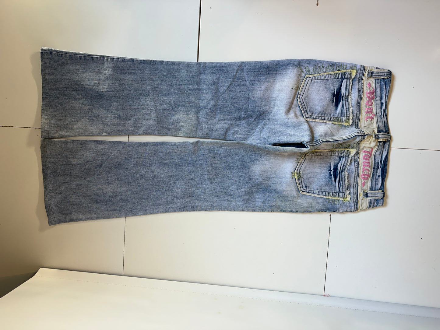 Lågmidjade jeans–stl: S