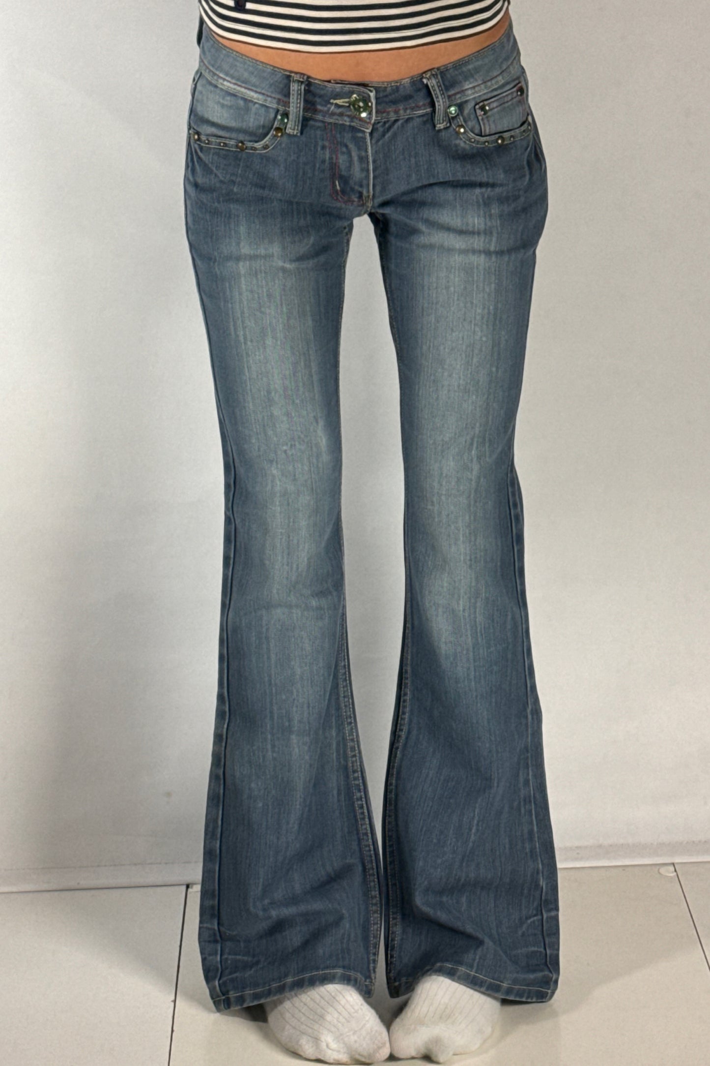 Lågmidjade jeans stl: XS