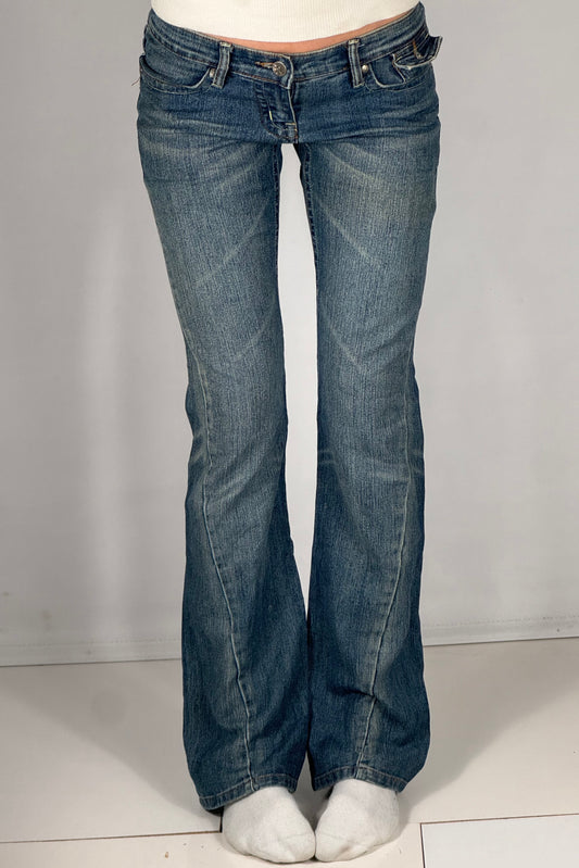 Lavt-sittende jeans str: XS