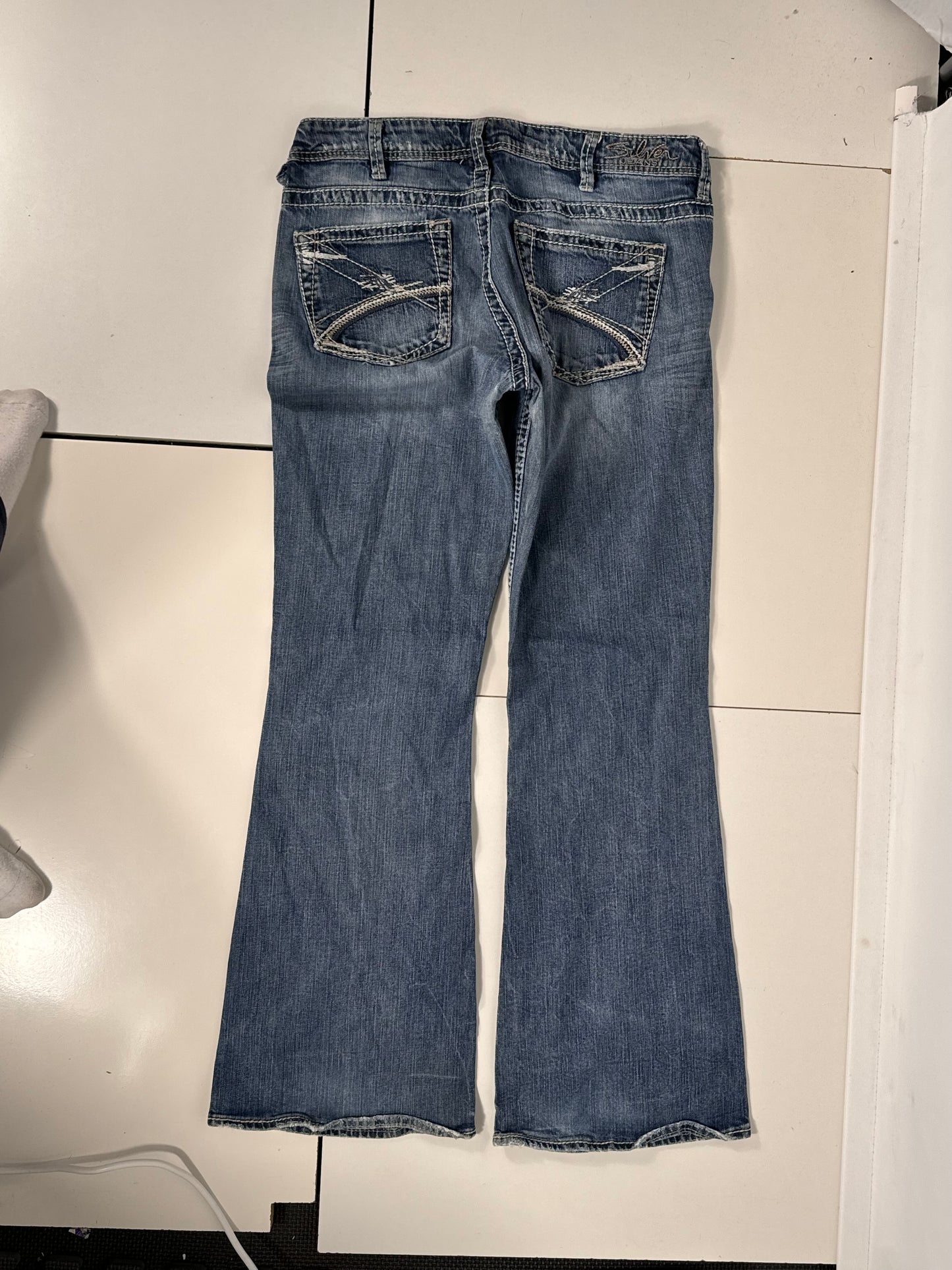 Lavtaljede jeans str: M