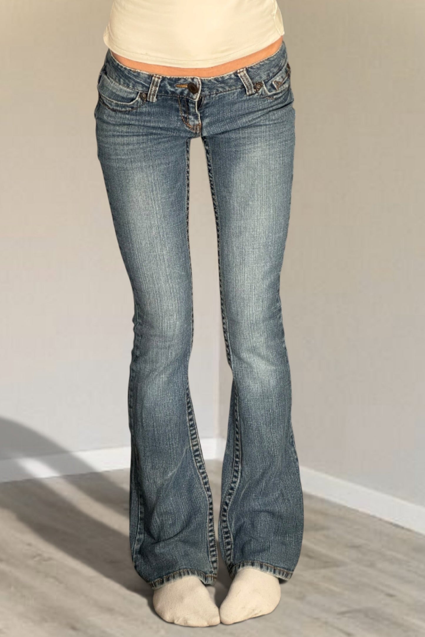 Lågmidjade jeans stl: XXS