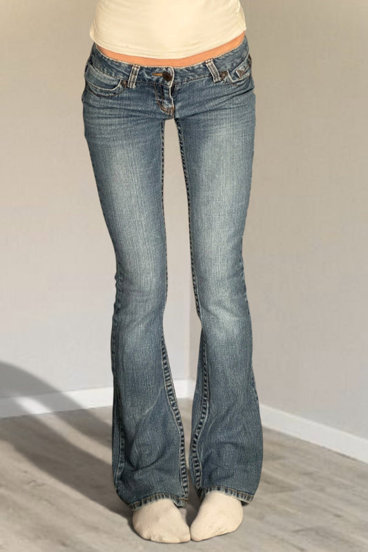 Lågmidjade jeans stl: XXS