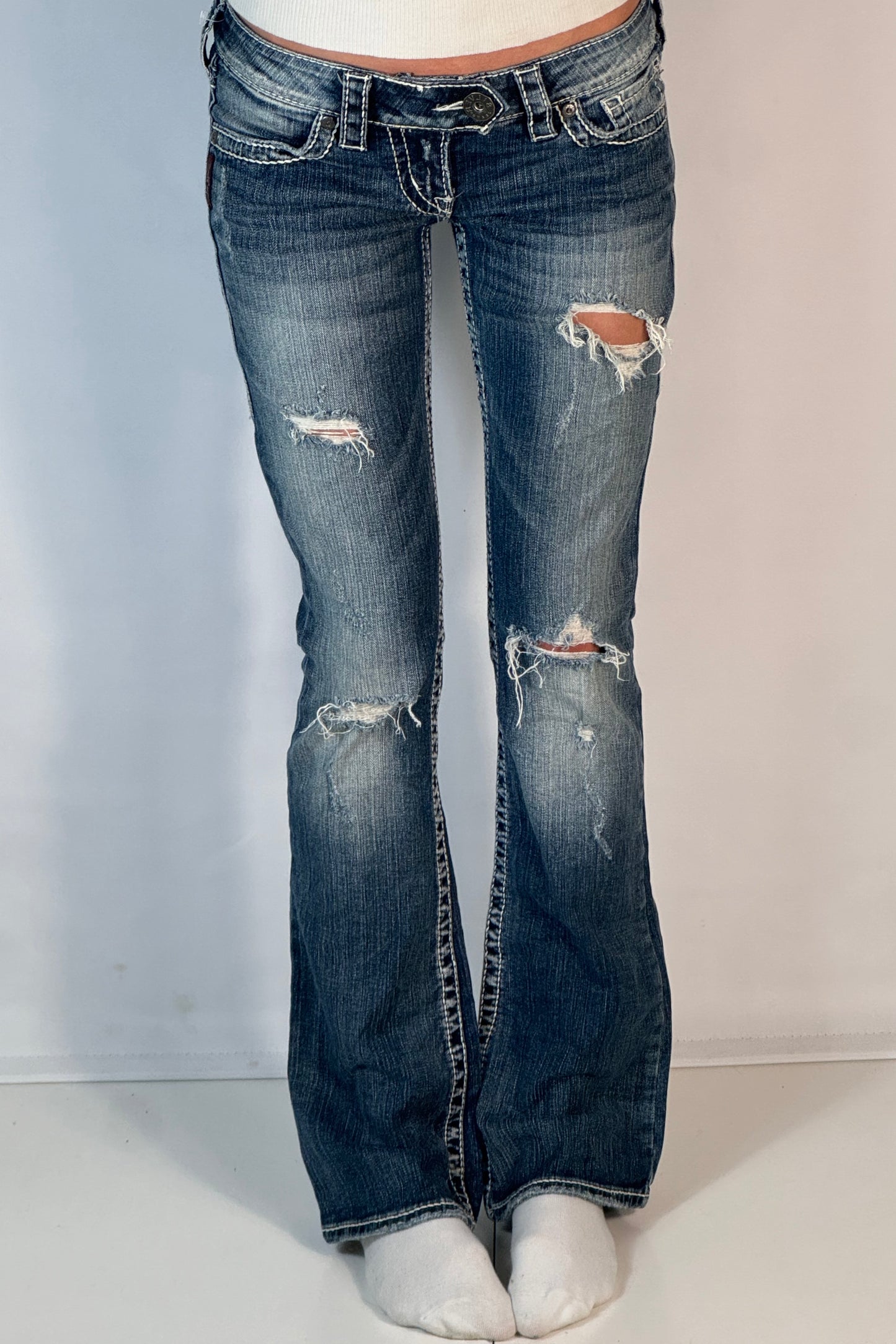 Lågmidjade jeans stl: XS