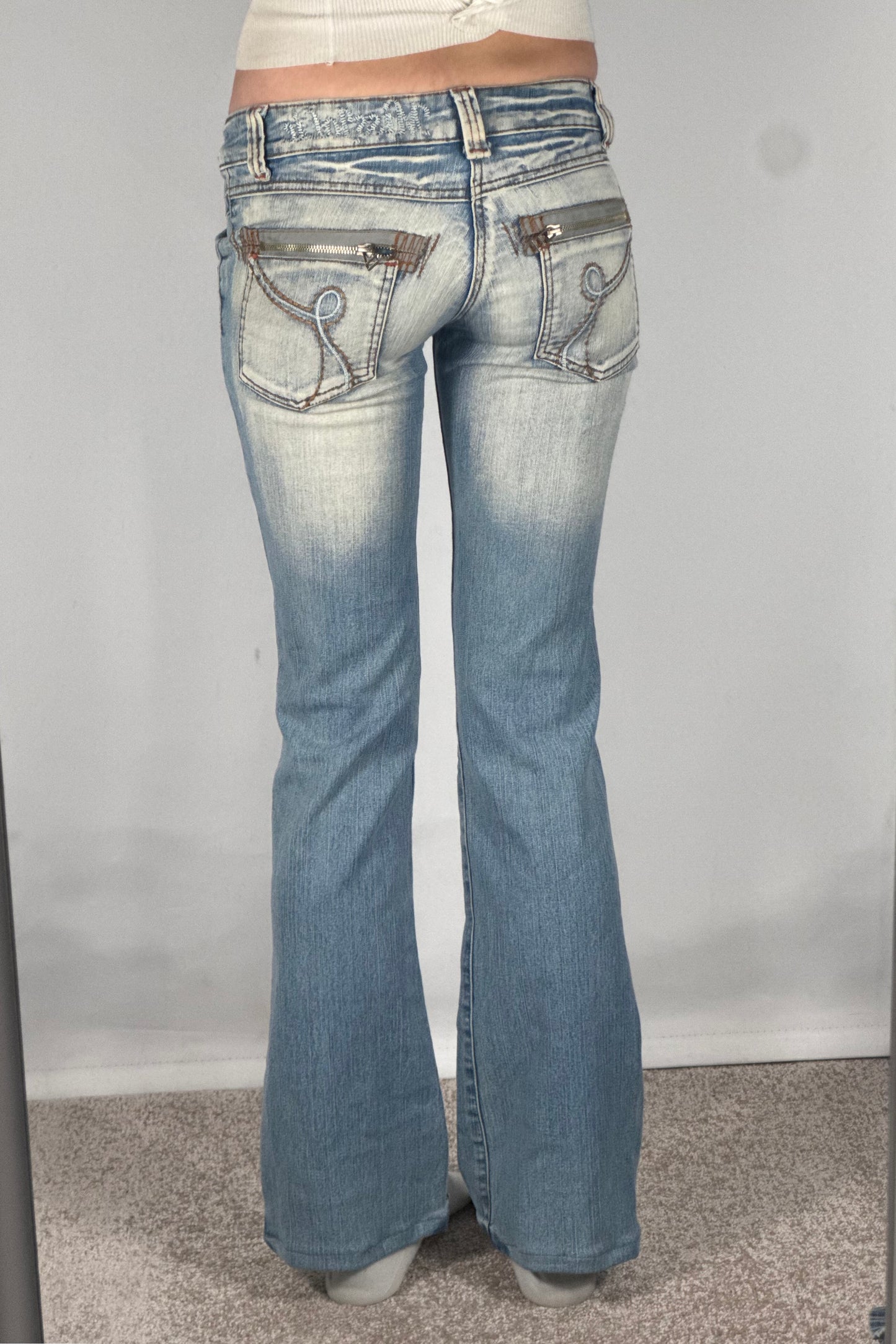Lågmidjade jeans stl: XXS