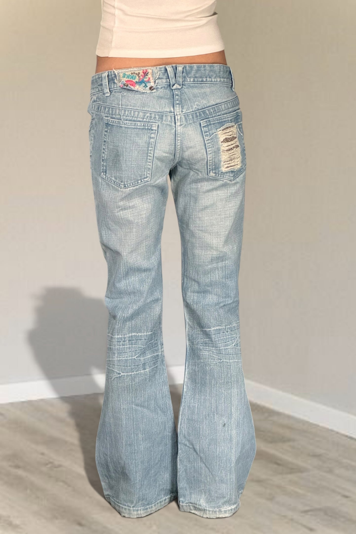 Lågmidjade jeans stl: S