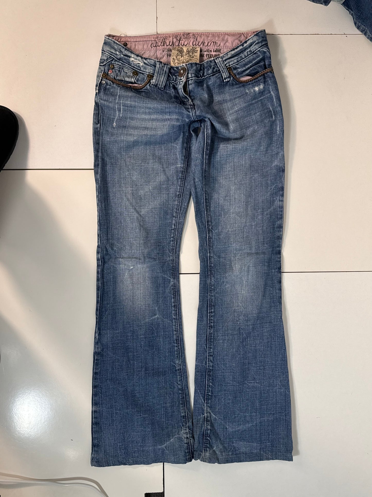 Lågmidjade jeans stl: XS/S