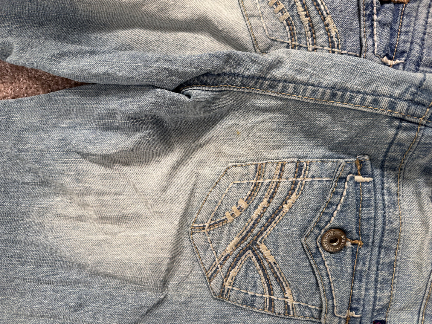 Lågmidjade jeans stl: M