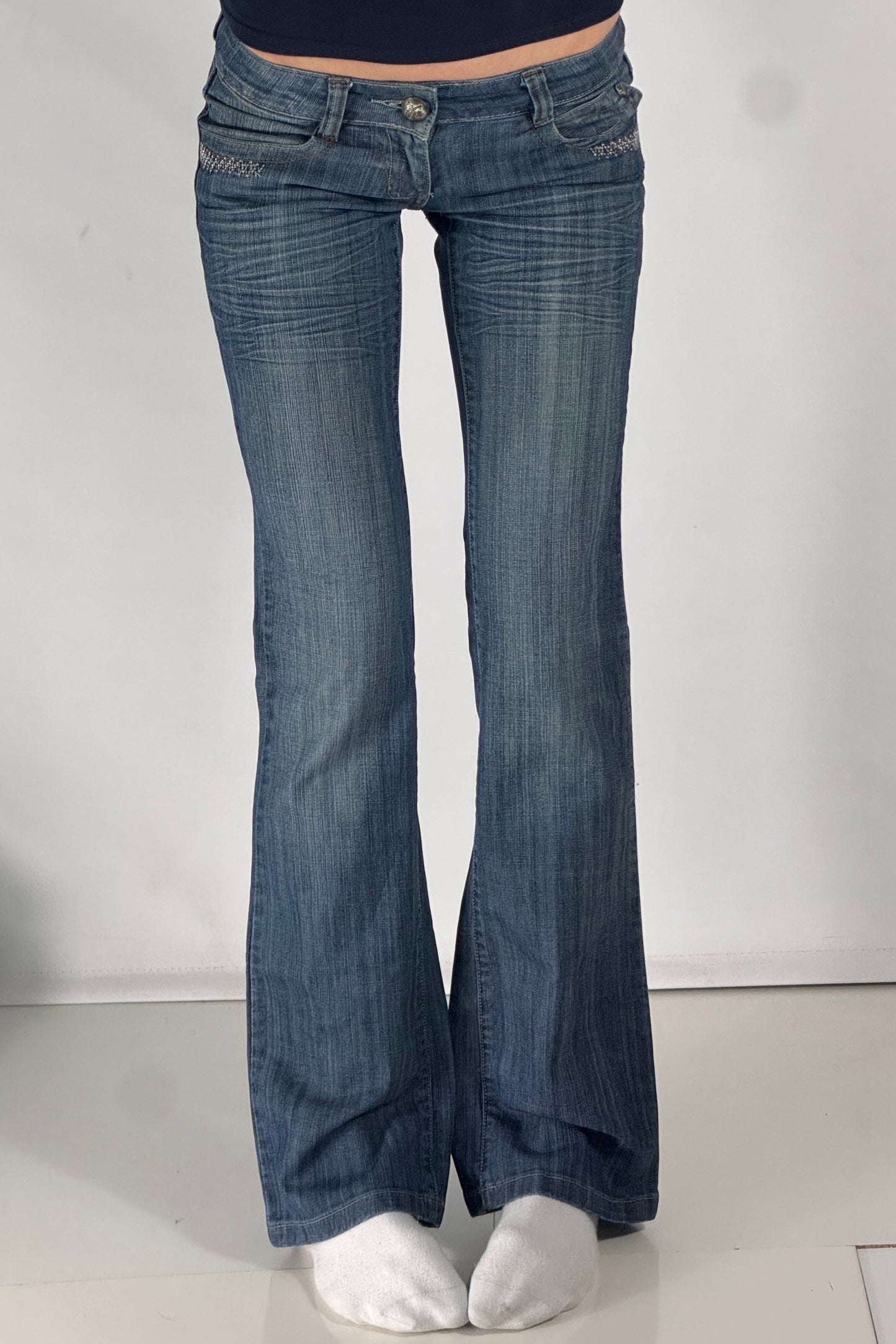 Lågmidjade jeans stl: XS
