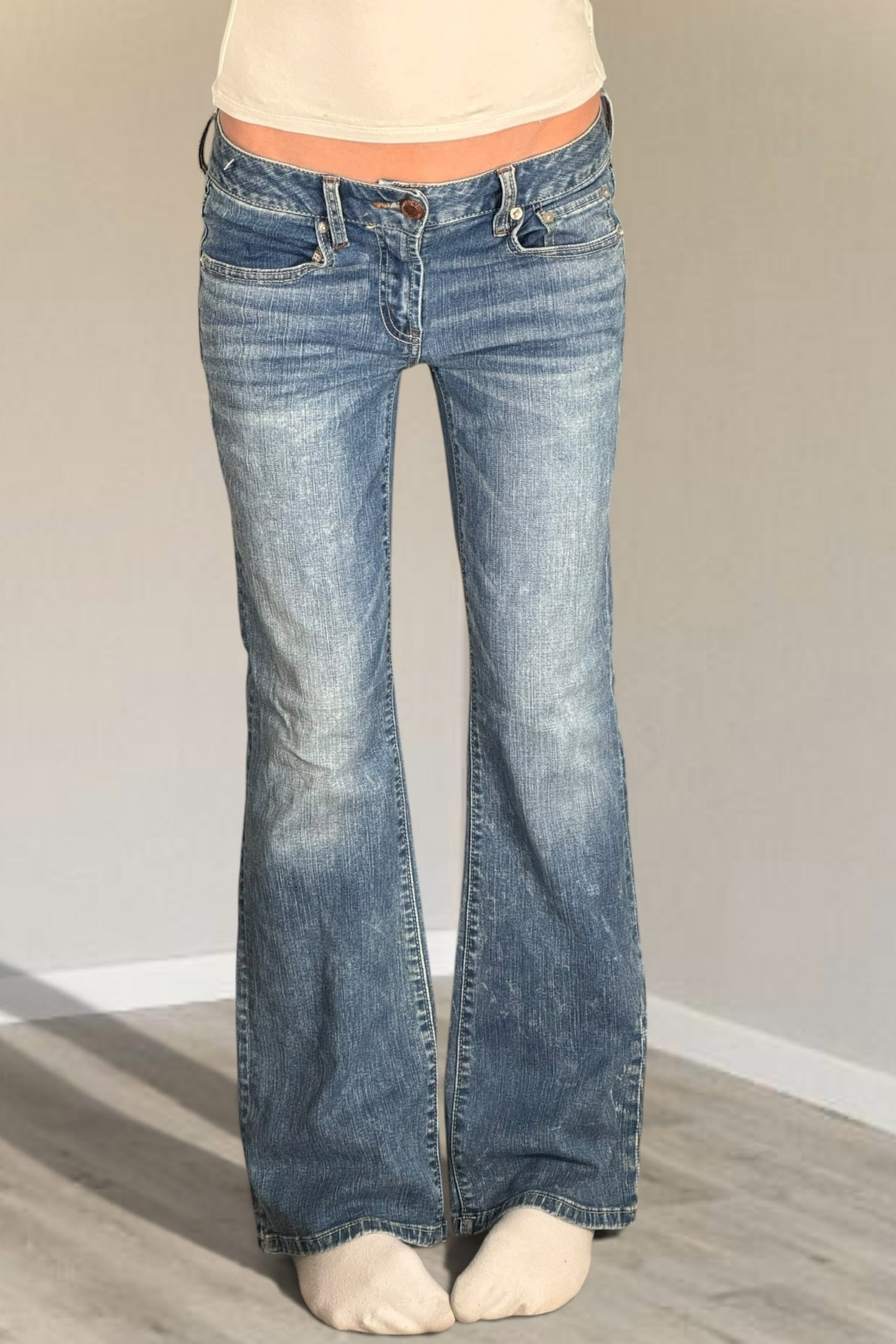 Lågmidjade jeans stl: XS