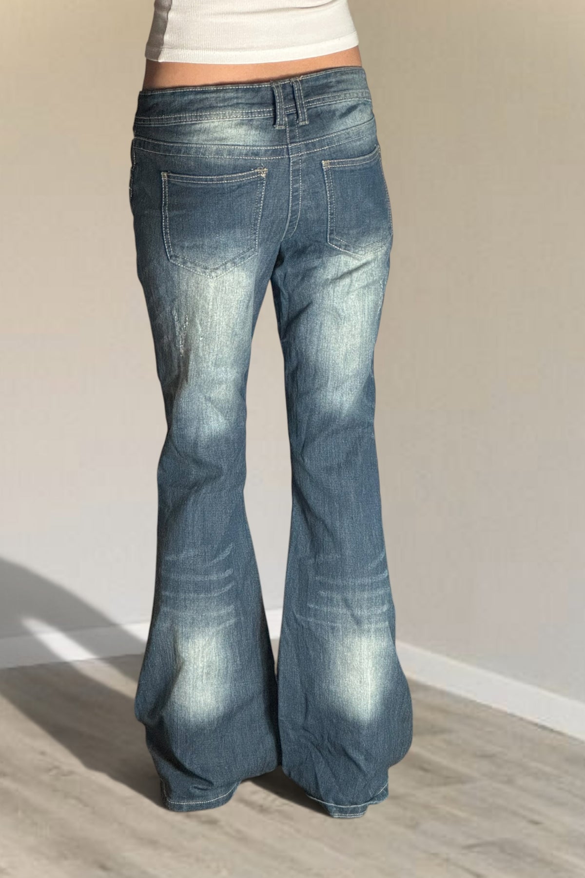 Lågmidjade jeans stl: S