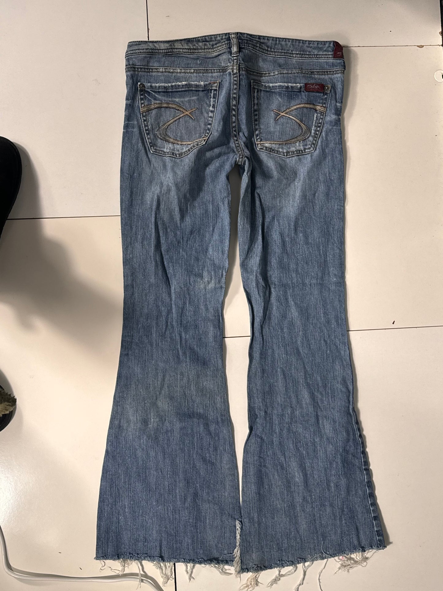 Lavt liv jeans str: S/M