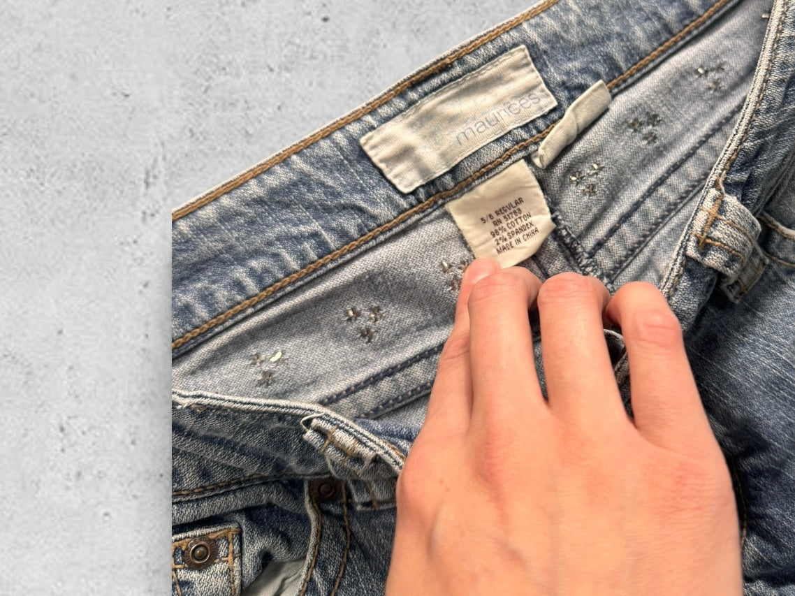 Lågmidjade jeans stl: S