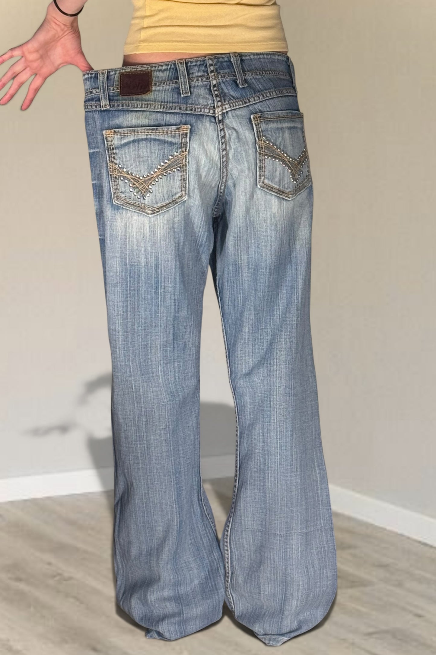 Lågmidjade jeans stl: M