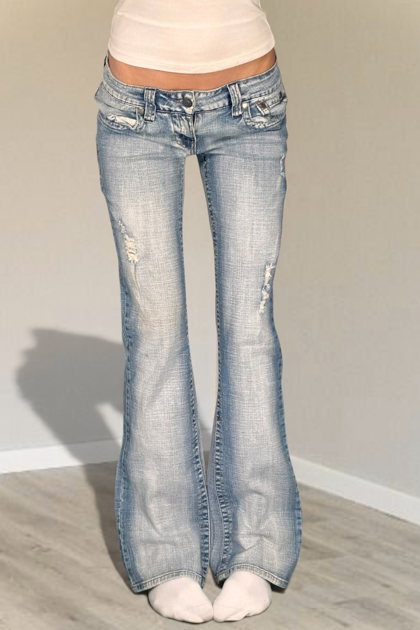 Lågmidjade jeans stl: S