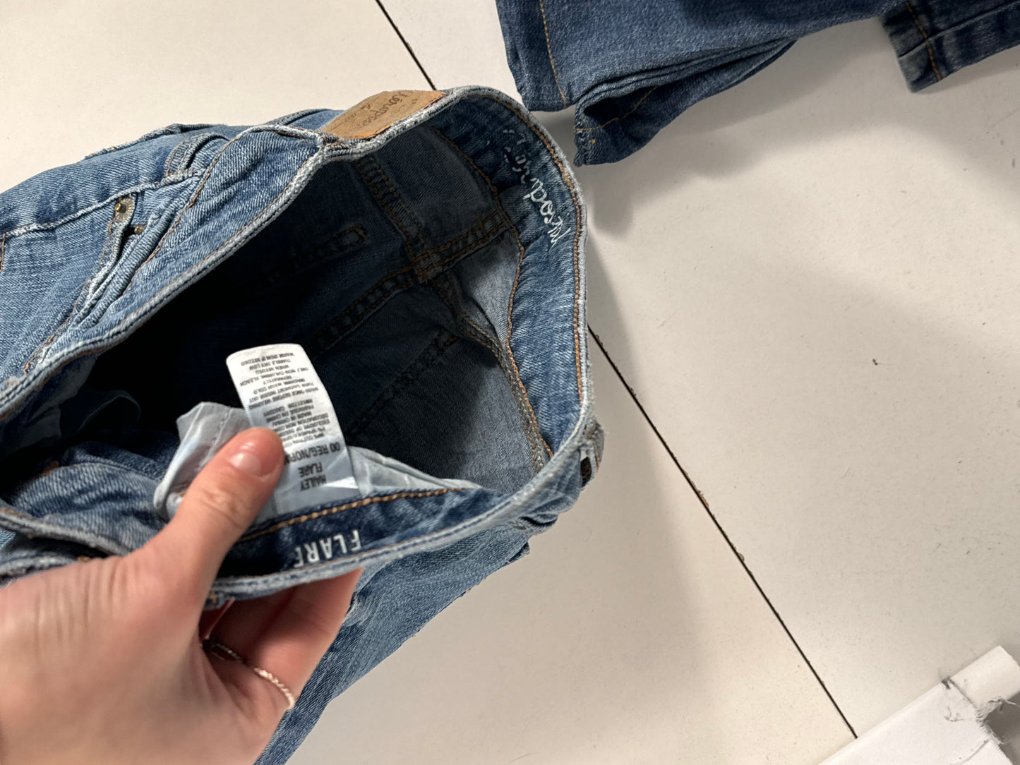 Lavlivede jeans str: XXS