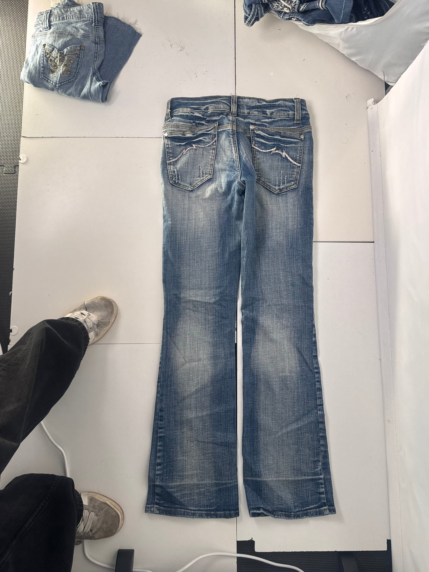 Lågmidjade jeans stl: S