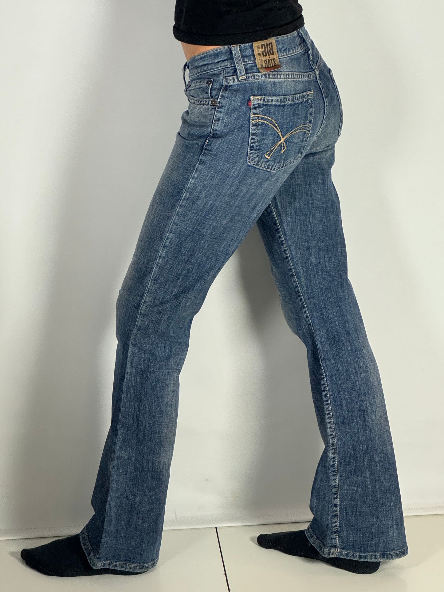 Lågmidjade jeans stl: S