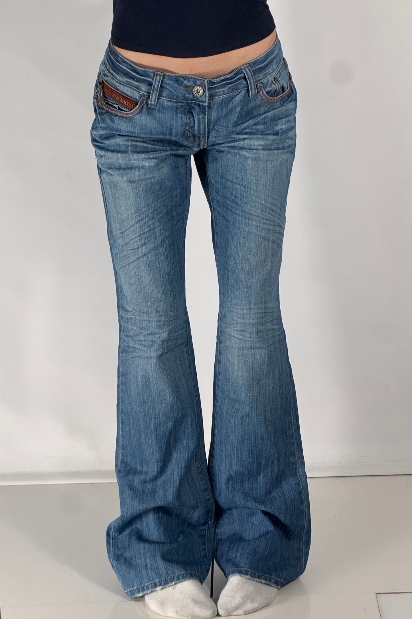 Lågmidjade jeans stl: L