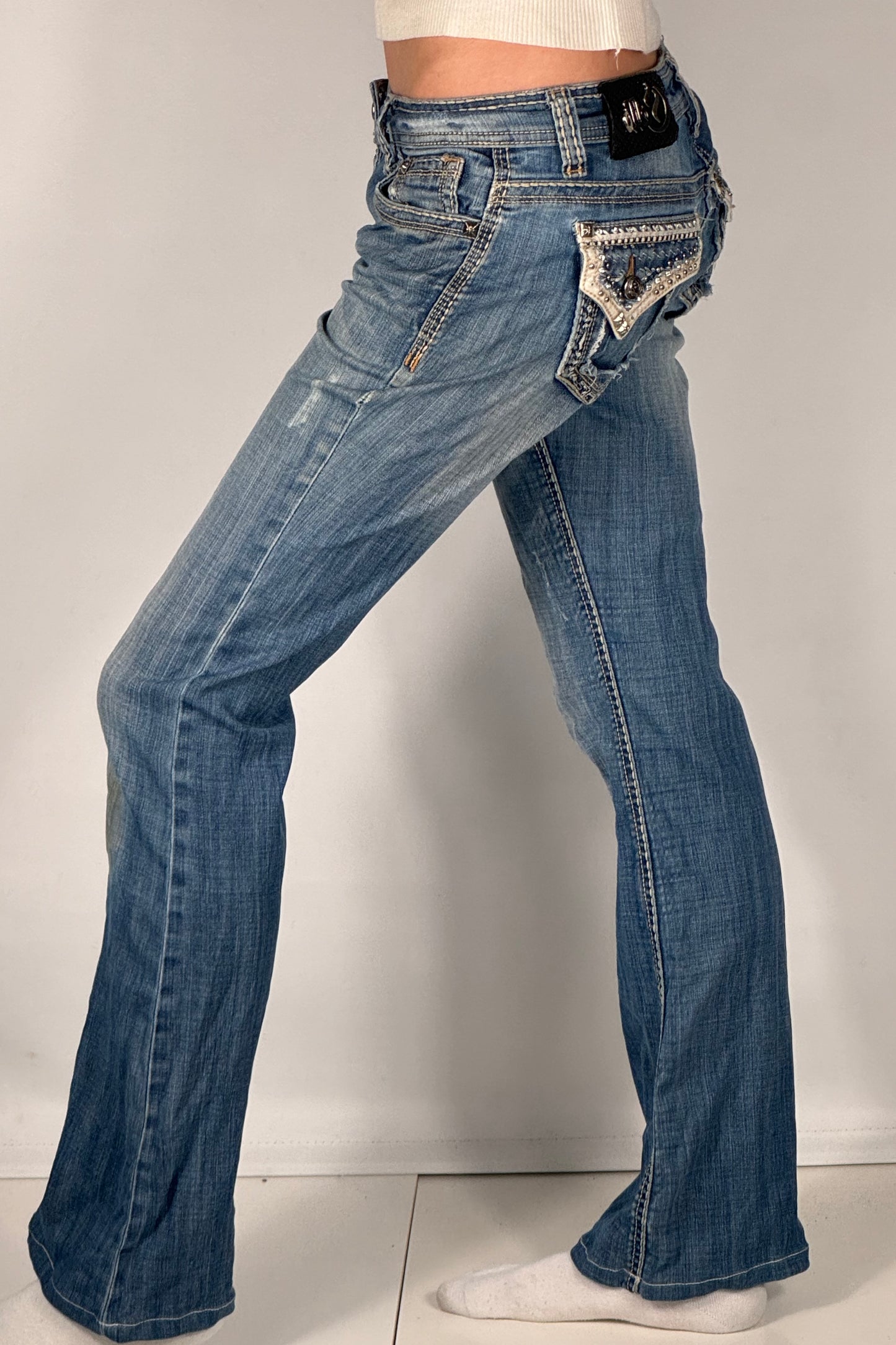 Lavtaljede jeans str: XXS