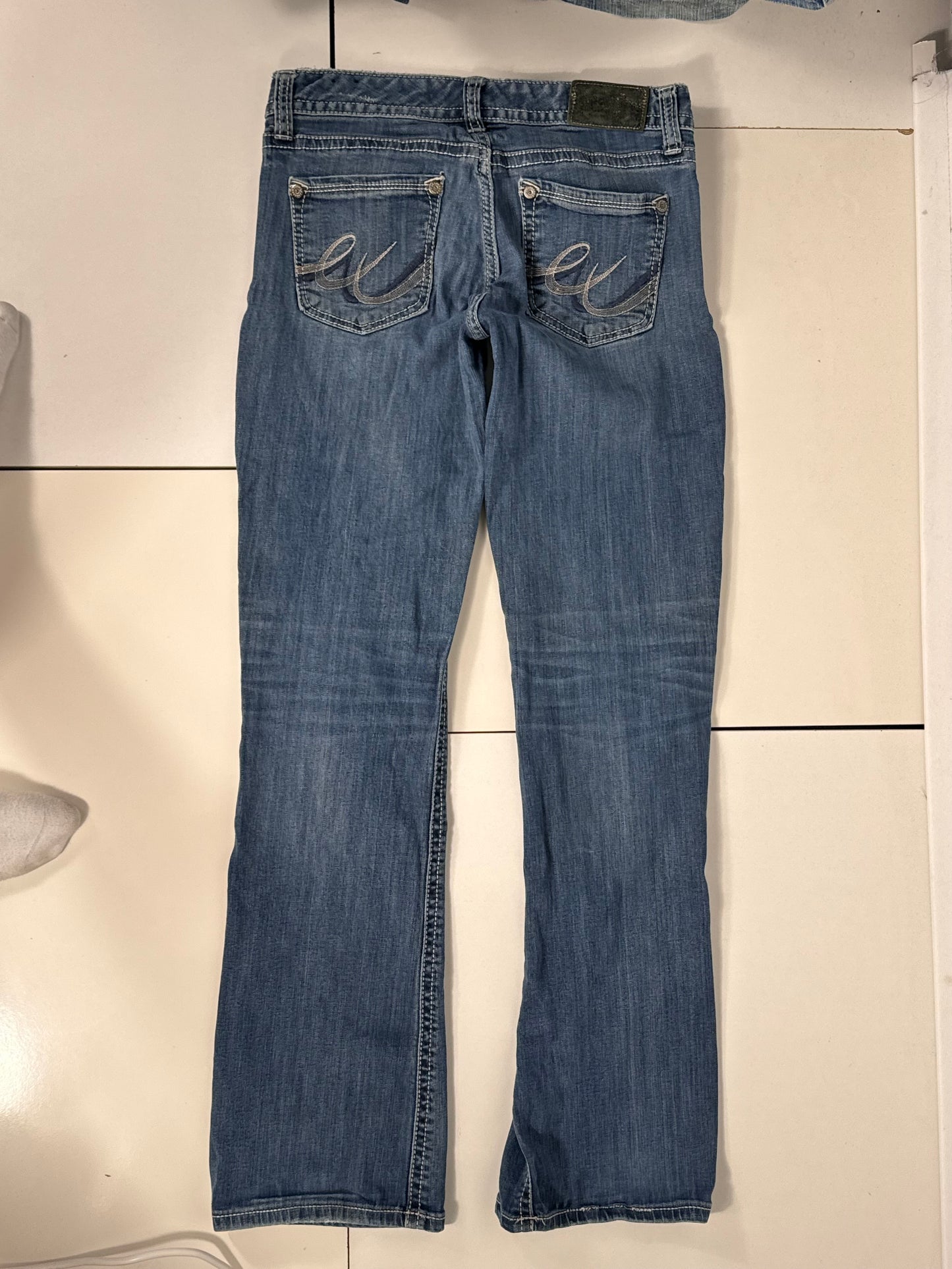 Lavtaljede jeans str: S