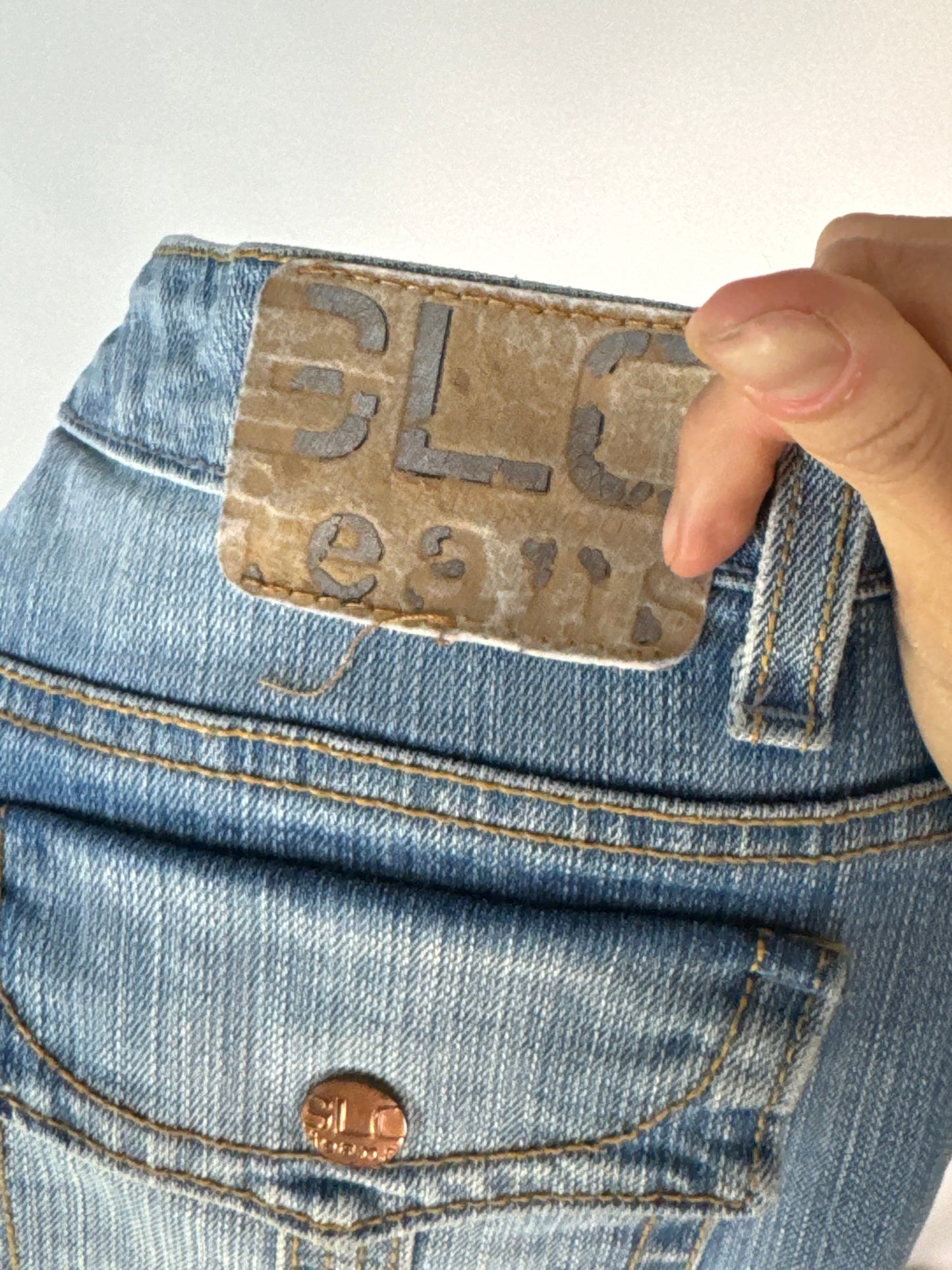 Lågmidjade jeans stl: S