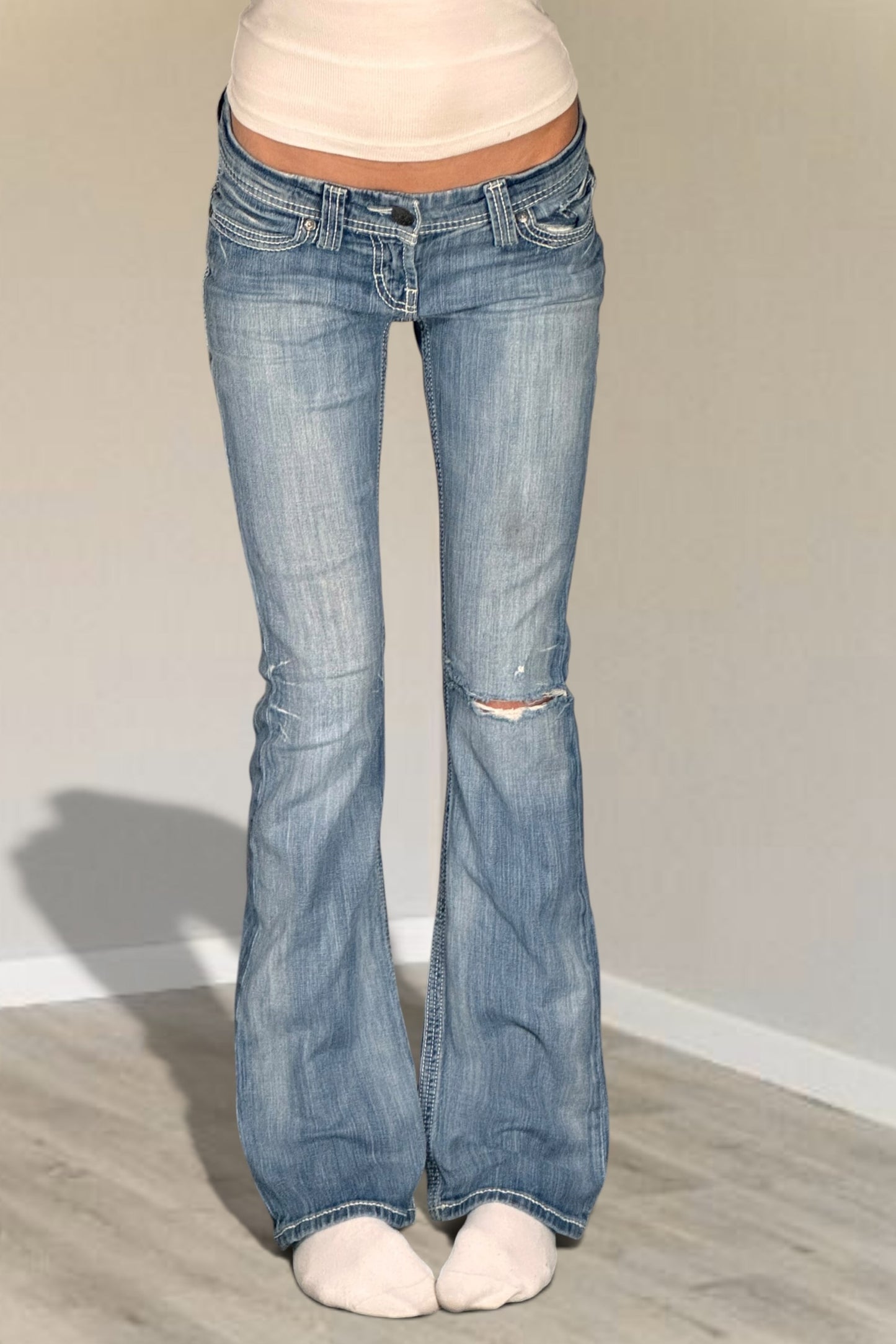 Lågmidjade jeans stl: XS/S
