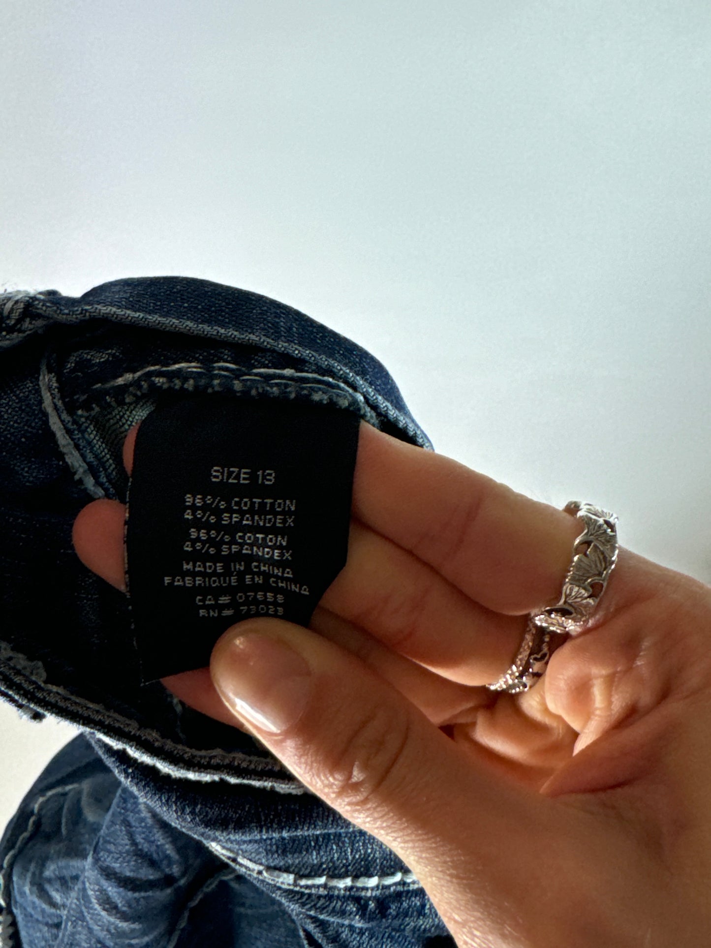 Lågmidjade jeans stl: M