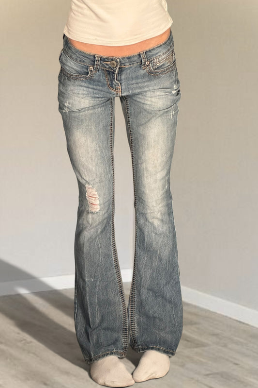 Lågmidjade jeans stl: XS
