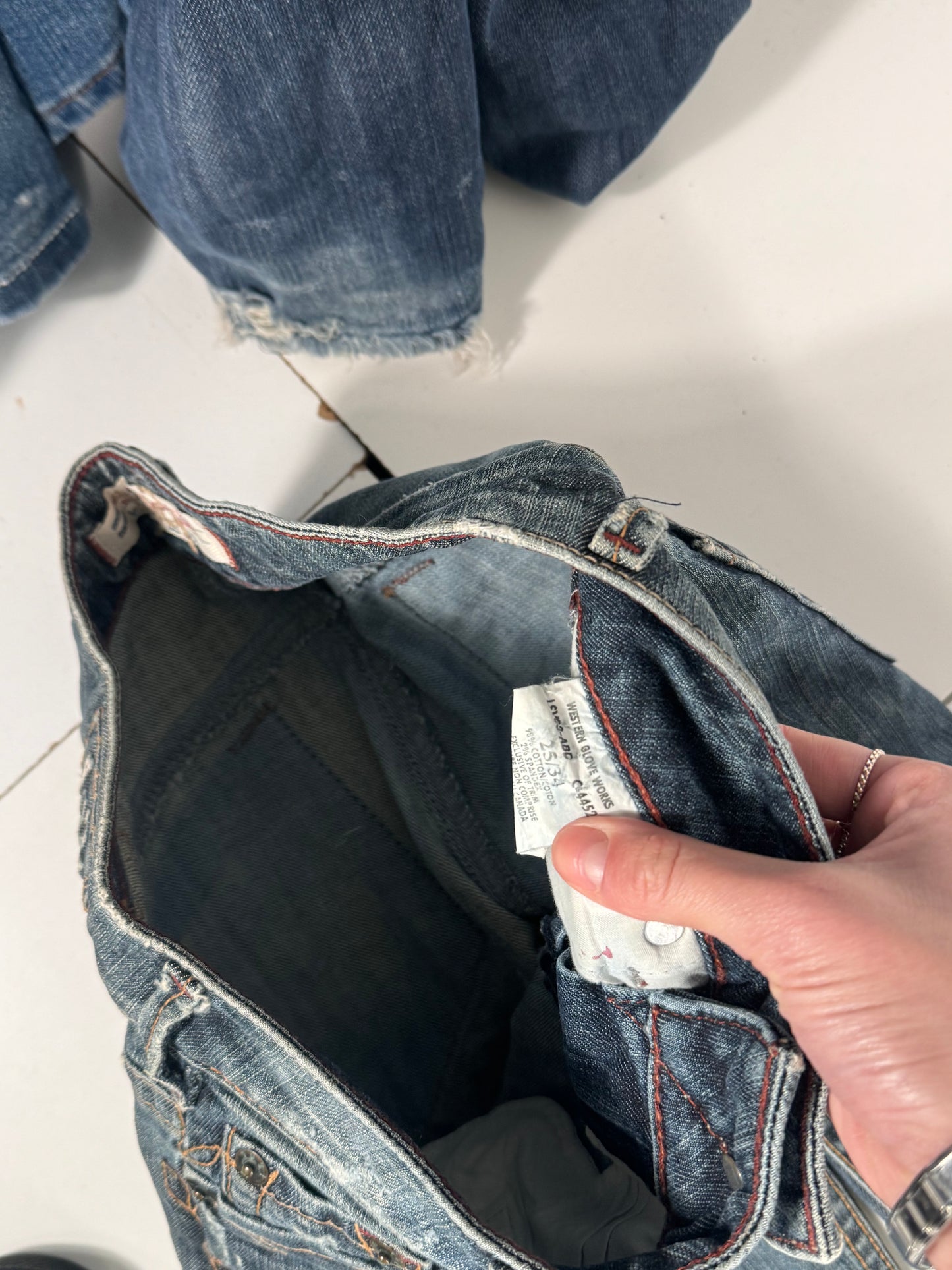 Lågmidjade jeans stl: XXS
