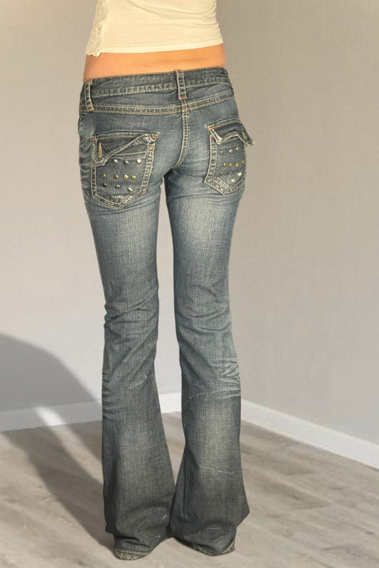 Lågmidjade jeans stl: XXS