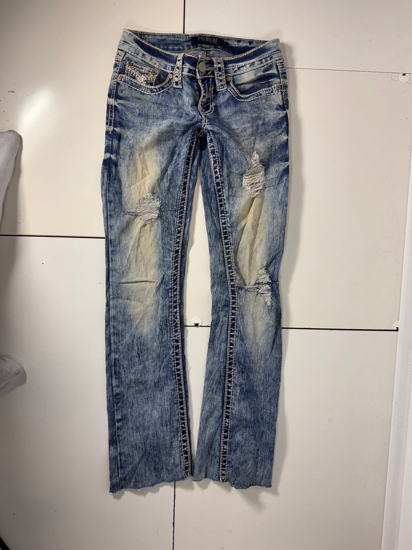 Lågmidjade jeans stl: XS