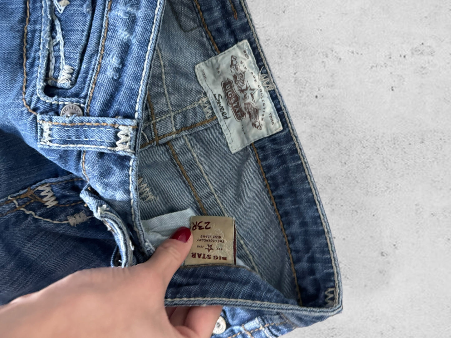 Lågmidjade jeans stl: XXXS